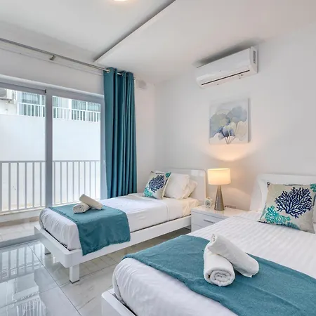Walk To Seafront - 2 Bedroom Suite In St Julian'S Apartamento *